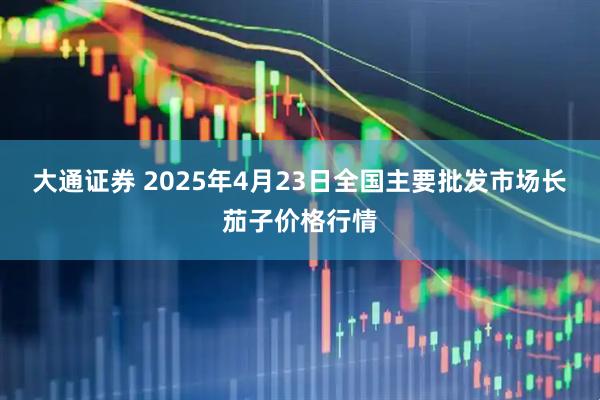 大通证券 2025年4月23日全国主要批发市场长茄子价格行情