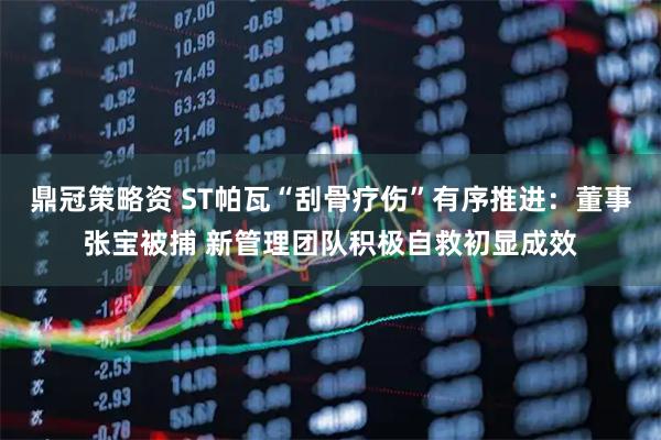 鼎冠策略资 ST帕瓦“刮骨疗伤”有序推进：董事张宝被捕 新管理团队积极自救初显成效